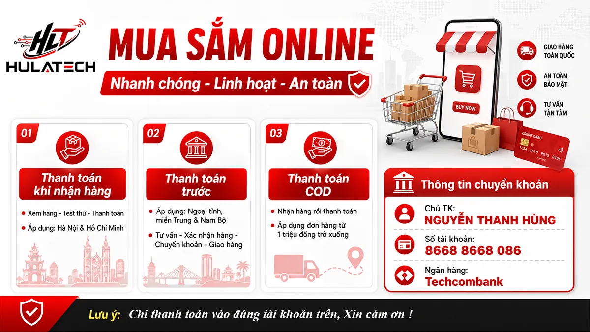 hướng dẫn thanh toán hulatech
